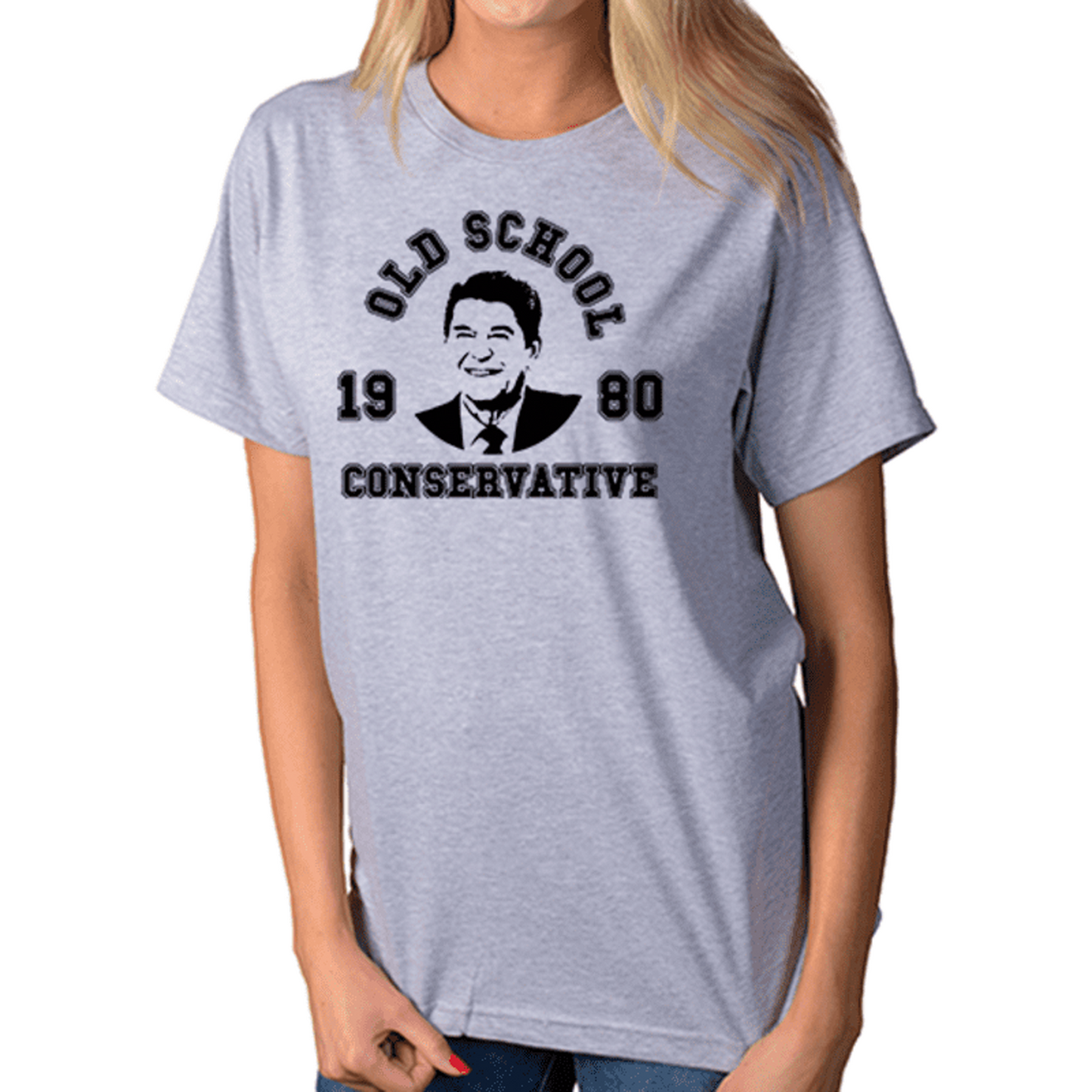 Old School Gray T-Shirt