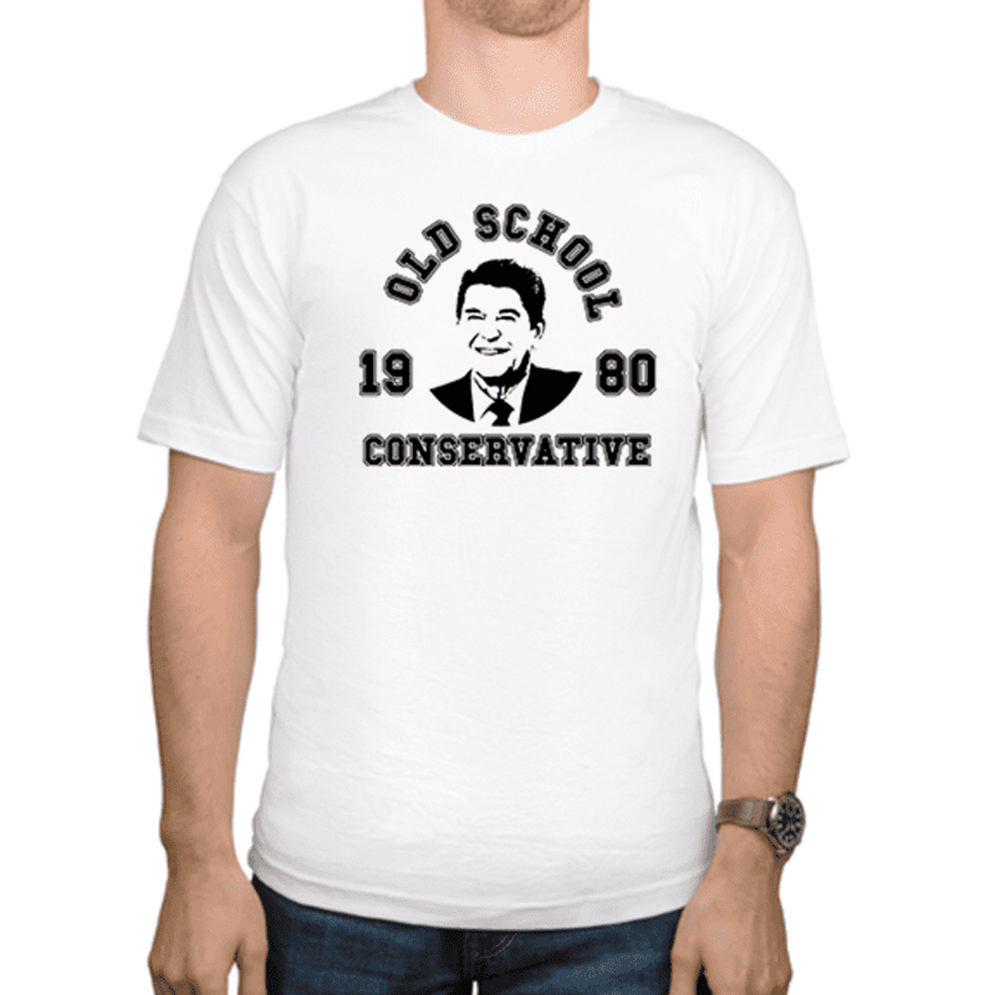Old School White T-Shirt