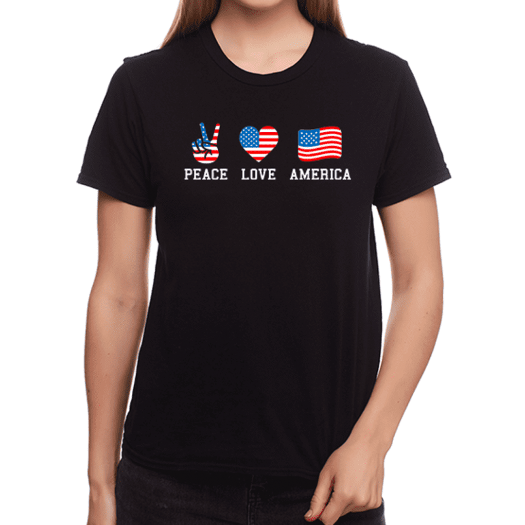 Peace Love America T-Shirt