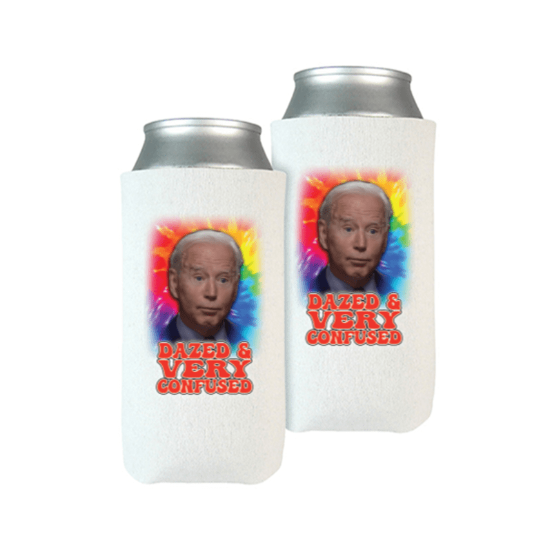 Dazed and VERY Confused Tall/Slim Beverage Cooler (Set of 2)